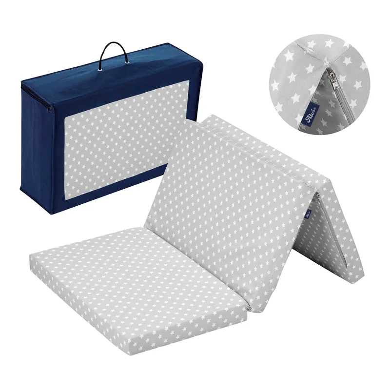 Matratze für Reisebett 60x120 cm by Alvi in Grey, 120 × 60 × 6 mm – product photo 2 of 3