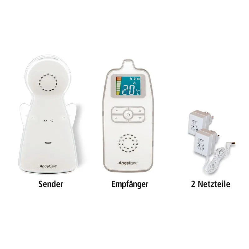 Babyphone AC423-D, 250 m von Angelcare in Weiß – Produktfoto