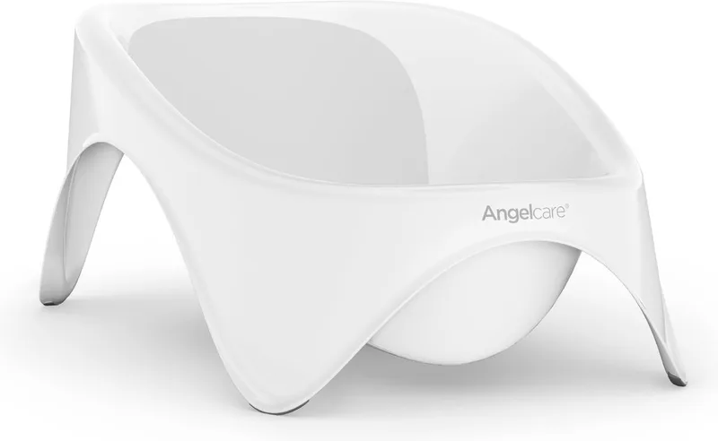 Ergonomisch 2-in-1 Babybad van Angelcare in Lichtgrijs – productfoto