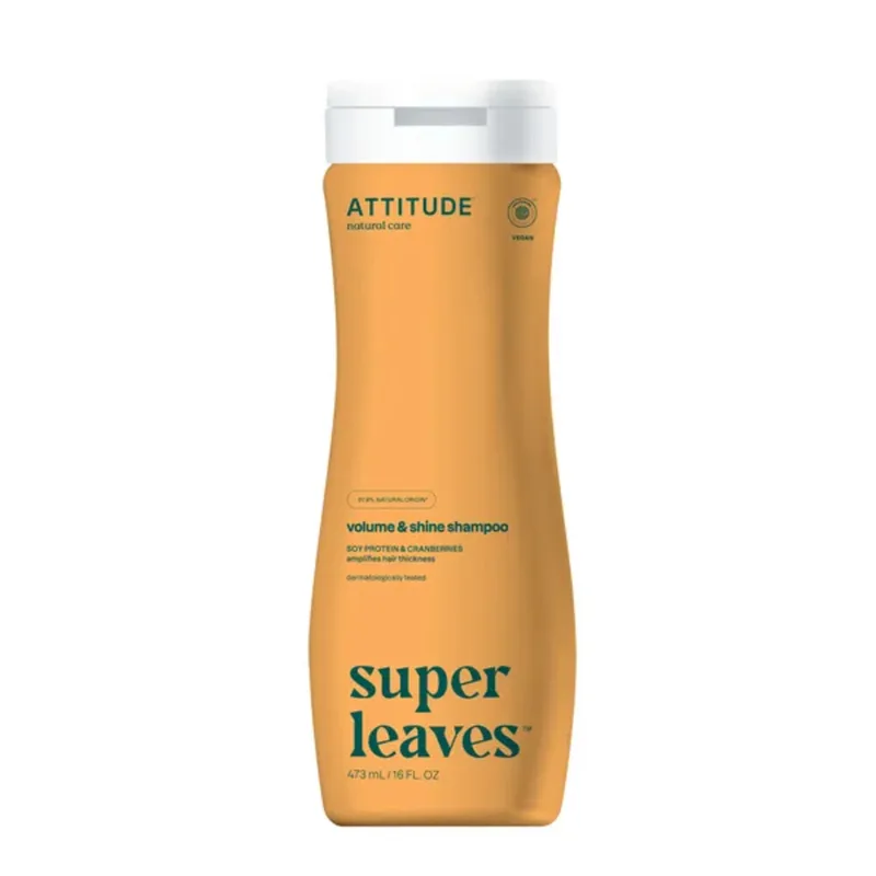 Shampoo Volume Shine Soy Protein & Cranberries 473 ml van Attitude – productfoto