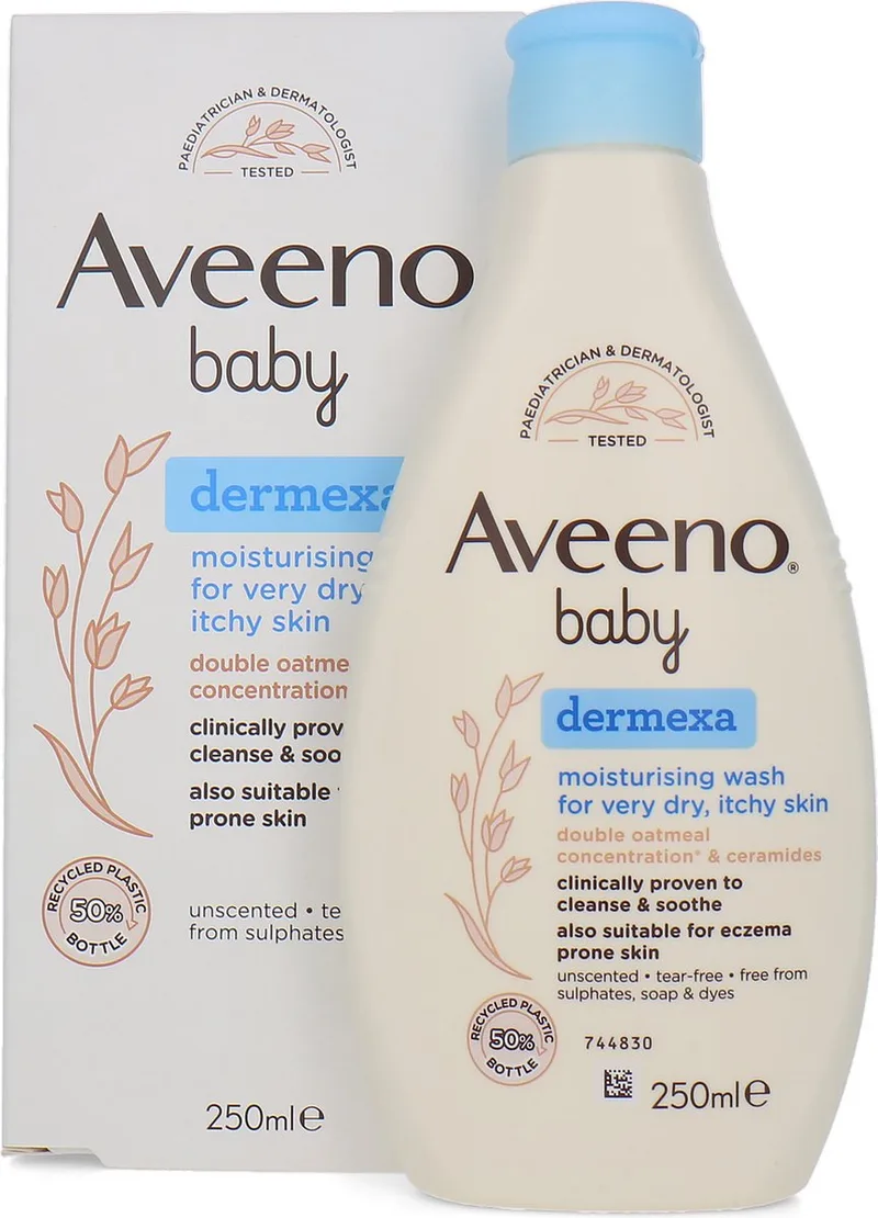 Baby Dermexa Moisturising Wash - 250 ml de Aveeno – photo produit