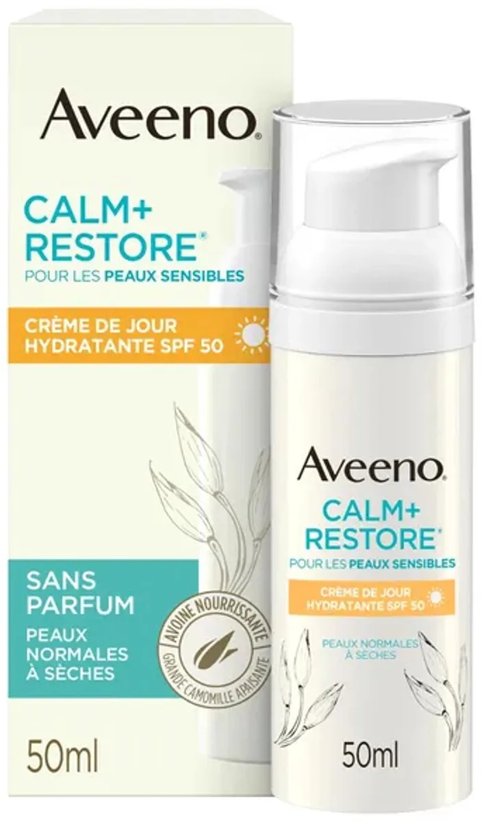 Calm+Restore Hydraterende Lotion SPF50 50 ml van Aveeno – productfoto
