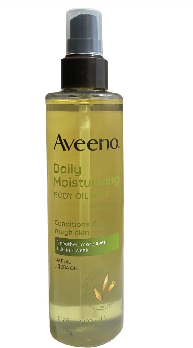 Daily Moisturizing Oil Mist - Oat Oil + Jojoba Oil - Lichaamsolie - 200 ml van Aveeno – productfoto