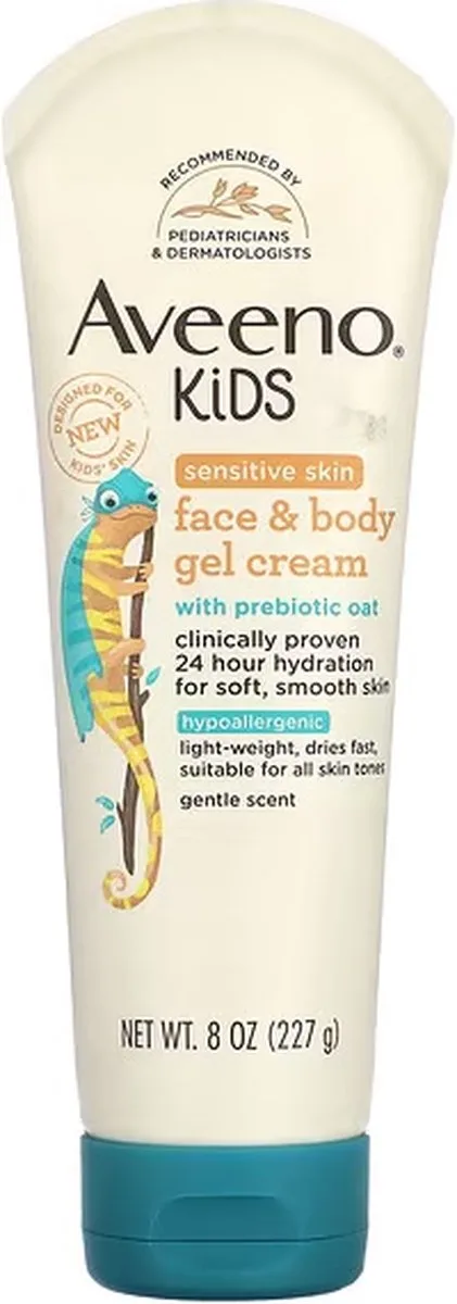 Kids & Baby Face & Body Gel Cream – Zachte Baby Crème – 227 g
