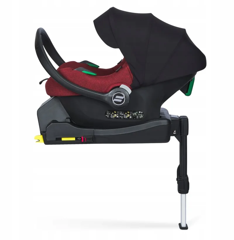 Cosmo AirFlow Autostoeltje 0-13kg met Isofix Basis | Licht & Veilig från Avionaut i Rood – produktbild