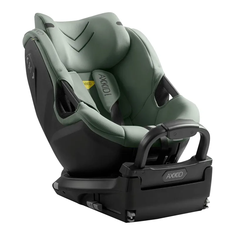 Kindersitz Spinkid 2 von Axkid in Grün, 440 × 630 × 630 mm – Produktfoto