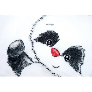 Babydecke Fynn Panda 75x100 cm de Baby Best en Blanc, 1000 × 750 mm – photo produit 2 sur 2