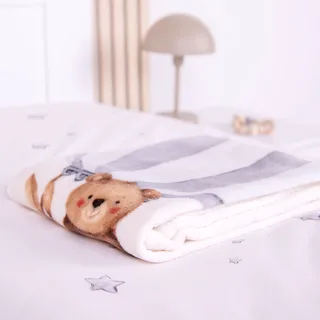Babydecke Microfaserflausch 75x100 cm von Baby Best in Beige, 100 × 75 mm – Produktfoto 1 von 3