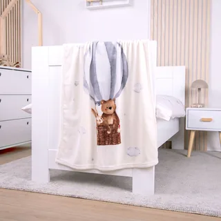 Babydecke Microfaserflausch 75x100 cm von Baby Best in Beige, 100 × 75 mm – Produktfoto 3 von 3