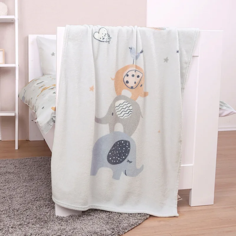 Babydecke Microfaserflausch 75x100 cm von Baby Best in Blau, 100 × 75 mm – Produktfoto 2 von 2