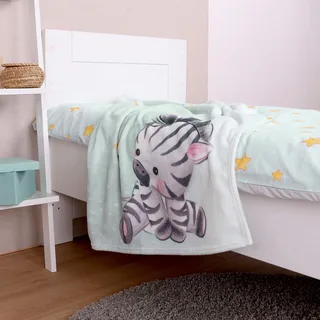Babydecke Microfaserflausch 75x100 cm de Baby Best en Tuerkis, 100 × 75 mm – photo produit 3 sur 3