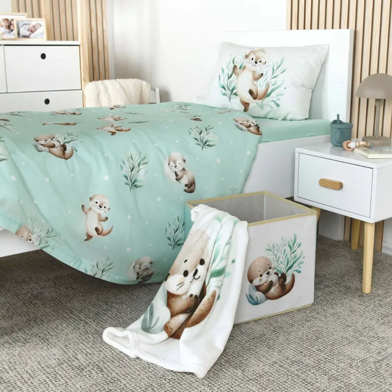 Babydecke Microfaserflausch 75x100 cm von Baby Best in Weiß, 100 × 75 × 3 mm – Produktfoto 3 von 3