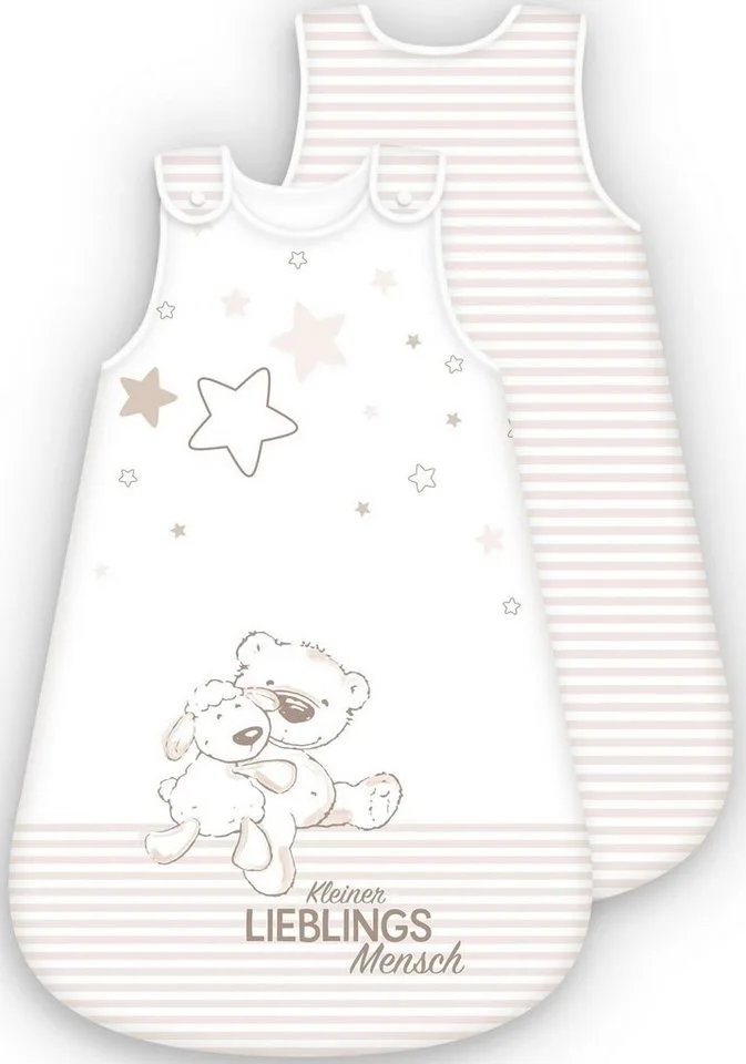 Babyschlafsack Lieblingsmensch (1 tlg) de Baby Best en Beige – photo produit