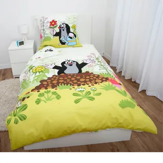 Der Maulwurf Renforcé-Bettwäsche 40x60 / 100x135 cm de Baby Best en Multicolore – photo produit 1 sur 2