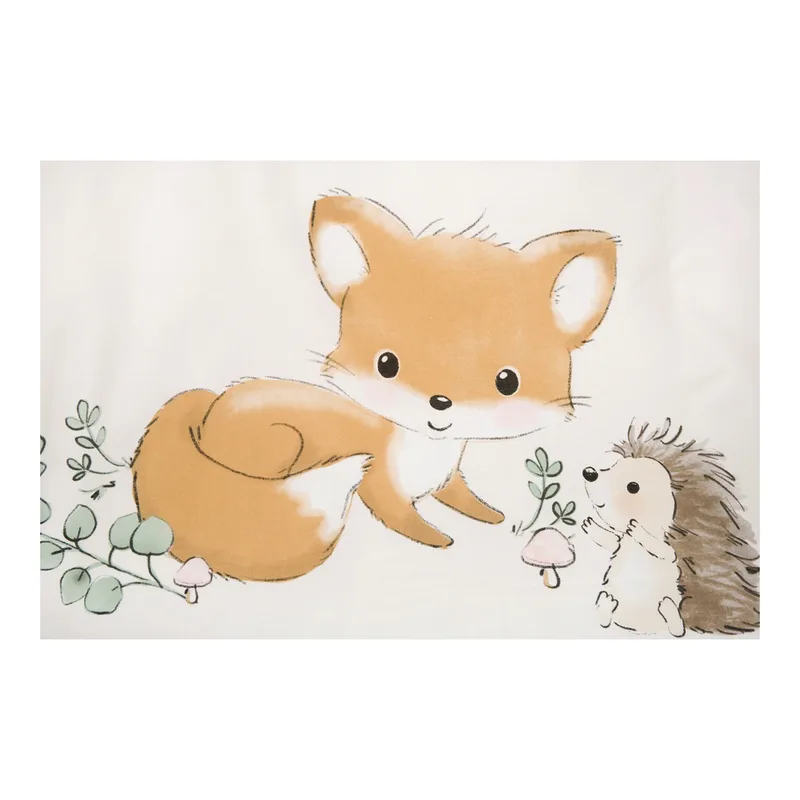 Flanell Wende-Bettwäsche 40x60 / 100/135 cm de Baby Best en Beige – photo produit 2 sur 2