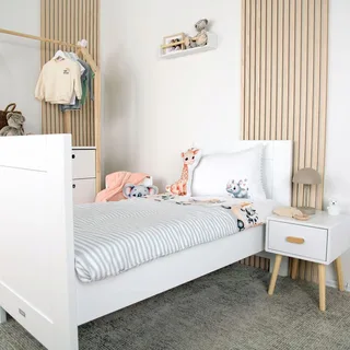 Flanell Wende-Bettwäsche 40x60 / 100x135 cm von Baby Best in Grau – Produktfoto 1 von 3