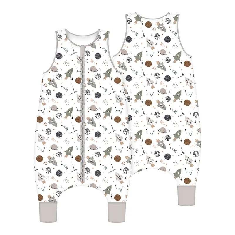 Ganzjahres-Sleepoverall 2.5 TOG von Baby Best in Weiß – Produktfoto