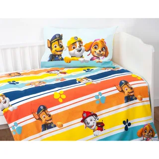 Paw Patrol Renforcé-Bettwäsche 40x60 / 100x135 cm fra Baby Best i Flerfarvet – produktbillede 2 af 3
