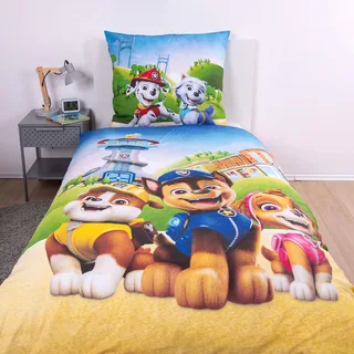 Paw Patrol Renforcé Wende-Bettwäsche 80x80 / 135x200 cm de Baby Best en Bleu, 37 × 26 × 3 mm – photo produit 3 sur 3