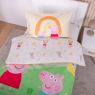 Peppa Pig Renforcé Wende-Bettwäsche Peppa Pig 40x60 / 100x135 cm de Baby Best en Multicolore, 37 × 26 × 2 mm – photo produit 3 sur 3