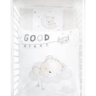 Renforcé Wende-Bettwäsche 35x40 / 80x80 cm de Baby Best en Blanc, 37 × 26 × 1,5 mm – photo produit 2 sur 2