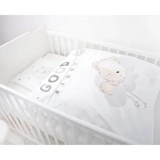 Renforcé Wende-Bettwäsche 35x40 / 80x80 cm de Baby Best en Blanc, 37 × 26 × 1,5 mm – photo produit 1 sur 2