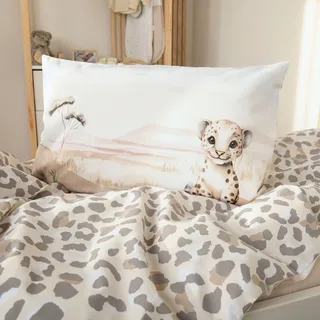 Renforcé Wende-Bettwäsche 40x60 / 100x135 cm de Baby Best en Beige, 37 × 26 × 2 mm – photo produit 1 sur 3