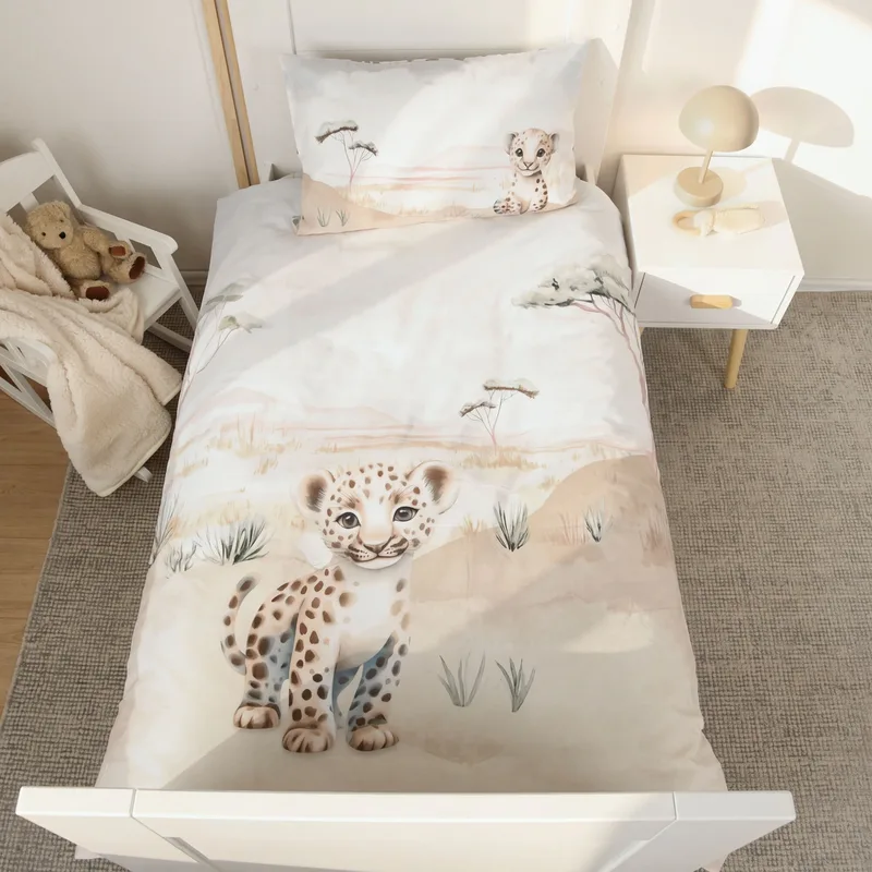 Renforcé Wende-Bettwäsche 40x60 / 100x135 cm de Baby Best en Beige, 37 × 26 × 2 mm – photo produit 3 sur 3