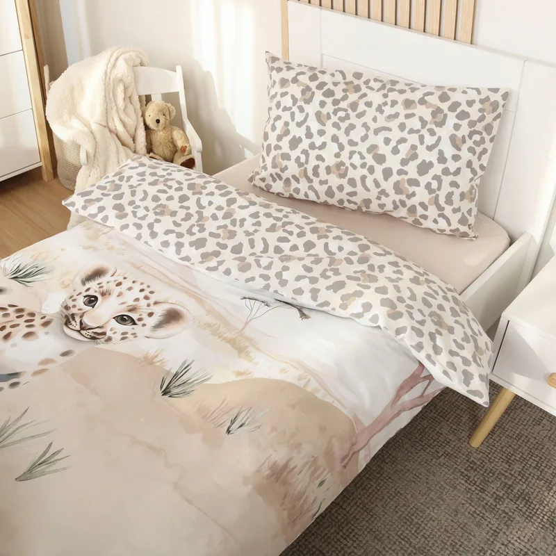 Renforcé Wende-Bettwäsche 40x60 / 100x135 cm de Baby Best en Beige, 37 × 26 × 2 mm – photo produit 2 sur 3