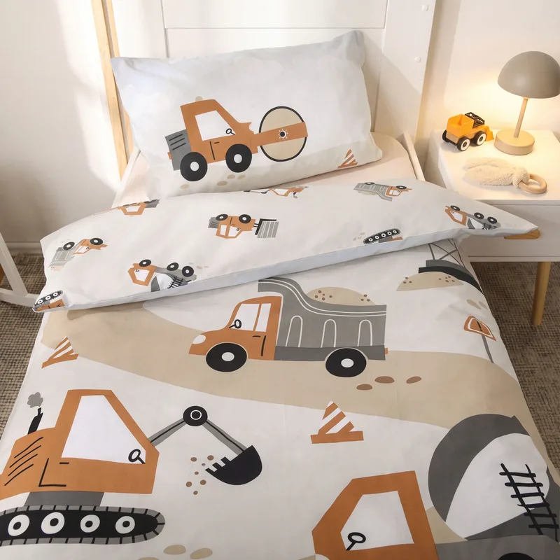Renforcé Wende-Bettwäsche 40x60 / 100x135 cm de Baby Best en Beige, 37 × 26 × 2 mm – photo produit 2 sur 3