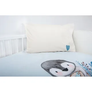 Renforcé Wende-Bettwäsche 40x60 / 100x135 cm de Baby Best en Bleu – photo produit 3 sur 3