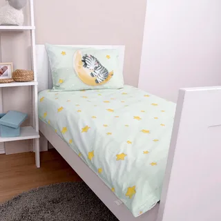 Renforcé Wende-Bettwäsche 40x60 / 100x135 cm de Baby Best en Tuerkis – photo produit 3 sur 3