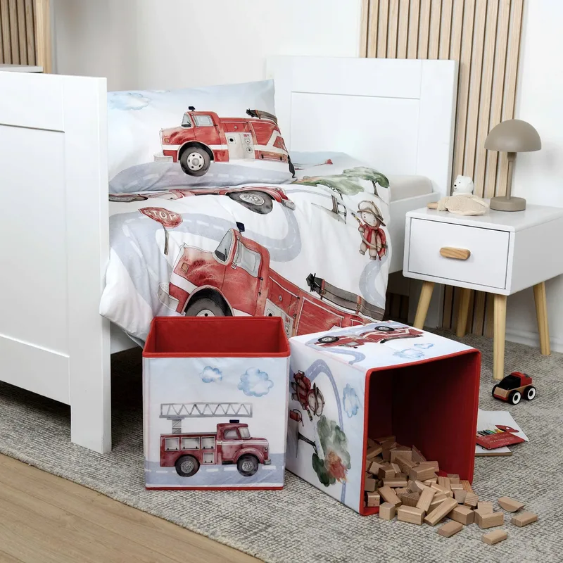 Renforcé Wende-Bettwäsche 40x60 / 100x135 cm de Baby Best en Blanc, 37 × 26 × 2,5 mm – photo produit 2 sur 2