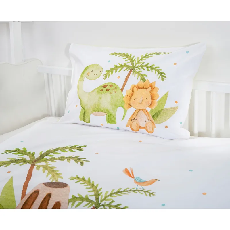 Renforcé Wende-Bettwäsche 40x60 / 100x135 cm de Baby Best en Blanc – photo produit 2 sur 3
