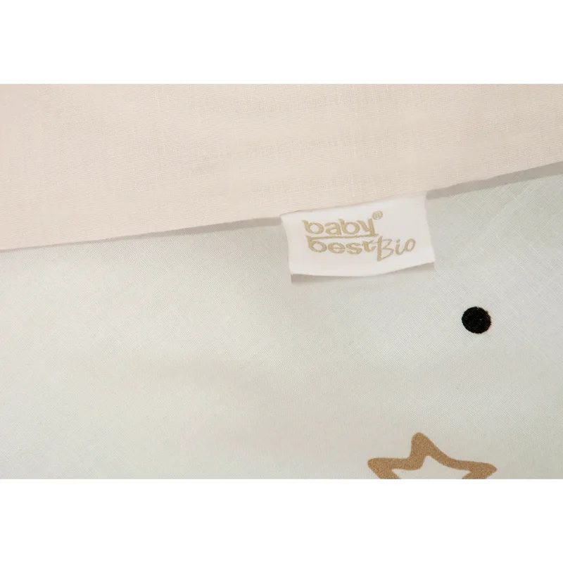 Renforcé Wende-Bettwäsche Little Dreamer 40x60 / 100x135 cm de Baby Best en Beige – photo produit 2 sur 3