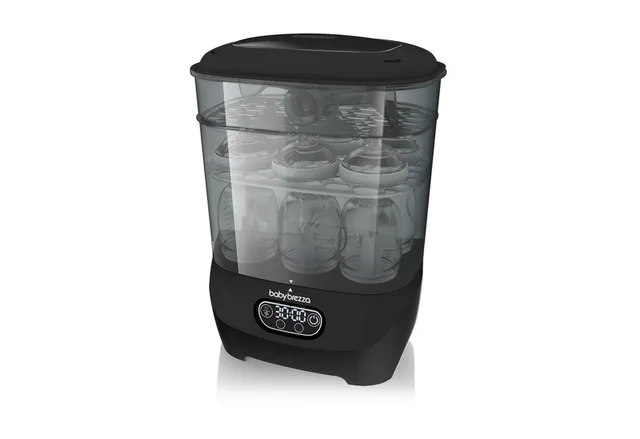 Dampfsterilisator Sterilisator mit Trocknungsfunktion & HEPA-Filter für Babyflaschen, Dampfsterilisation mit HEPA-Trocknung – hygienisch & chemiefrei