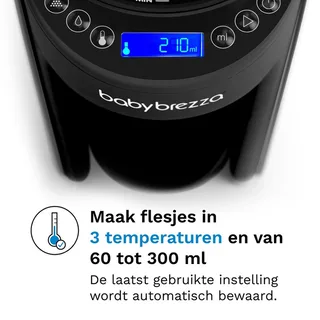 Formula Pro Advanced – Automatische Flesvoeding Maker – Babyfles Apparaat – All Black fra Baby Brezza i Sort – produktbillede 3 af 4