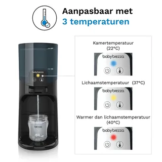 Instant Warmer – Direct Warm Water voor Flesvoeding – Flessenwarmer fra Baby Brezza i Sort – produktbillede 3 af 4