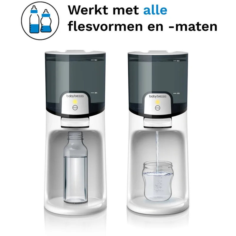 Instant Warmer – Direct Warm Water voor Flesvoeding – Flessenwarmer - Wit fra Baby Brezza i Zwart- Wit – produktbillede 3 af 4