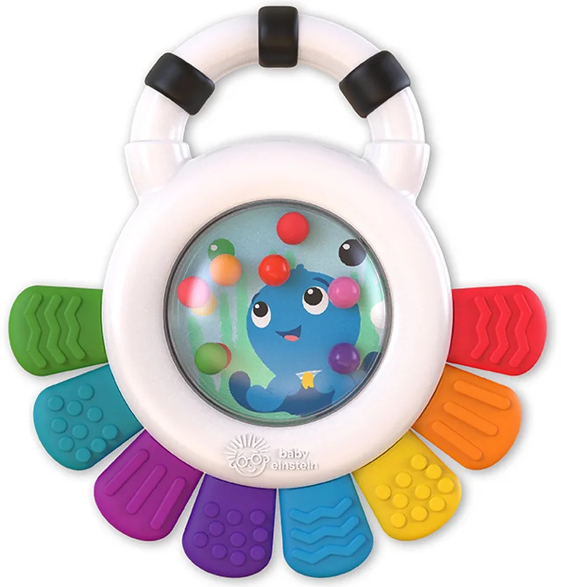 Baby rammelaar Opus met bijtringen van Baby Einstein in Meerkleurig – productfoto