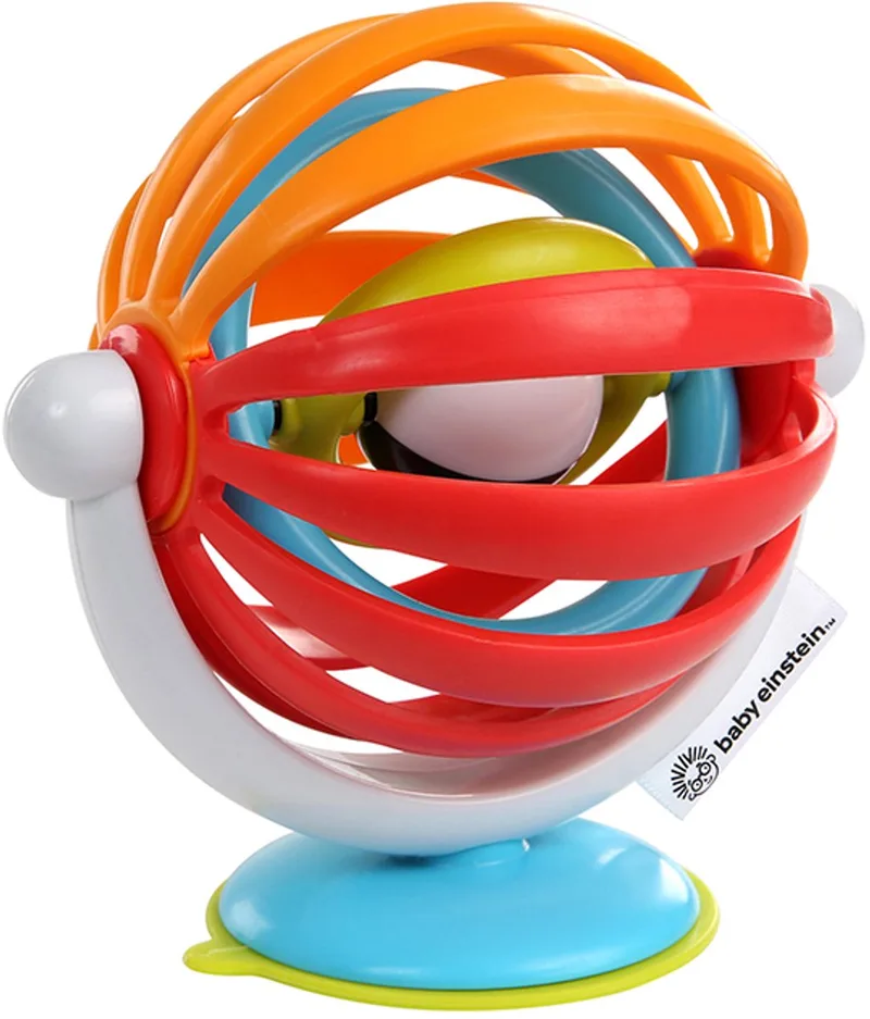 Baby rammelaar zuignap sticky spinner van Baby Einstein in Meerkleurig – productfoto 1 van 3