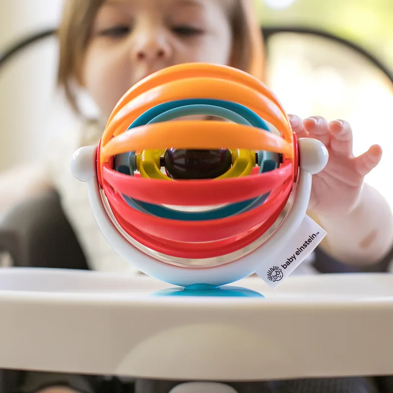 Baby rammelaar zuignap sticky spinner van Baby Einstein in Meerkleurig – productfoto 2 van 3