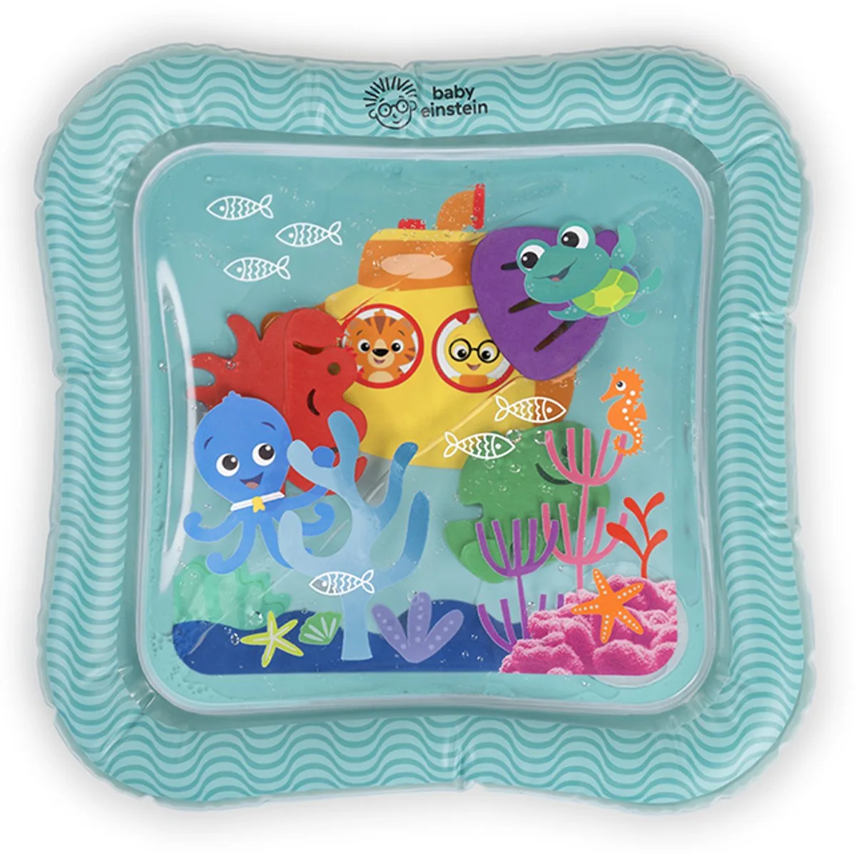 Baby water speelmat sensory splash van Baby Einstein in Blauw – productfoto