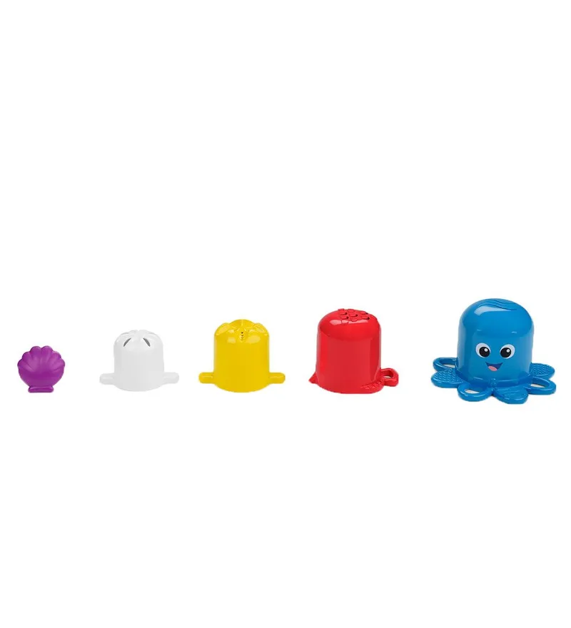 Badspeelgoed - Opus's Stack Eend Stream - Blauw van Baby Einstein – productfoto