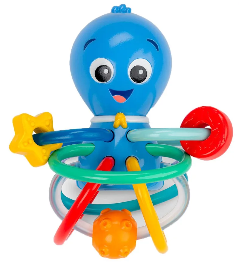 Rammelaar - Opus's Shake Eend Soothe - Blauw van Baby Einstein – productfoto