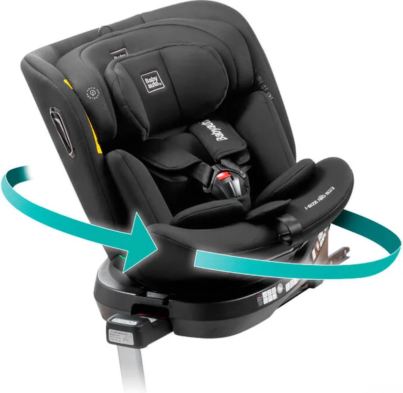 Aitana I-Size Autostoel - 360º draaibaar - Isofix - 40-150 cm - 0-36kg - Tot 12 jaar - Kleur Zwart de BabyAuto en Aitana Zwart – photo produit