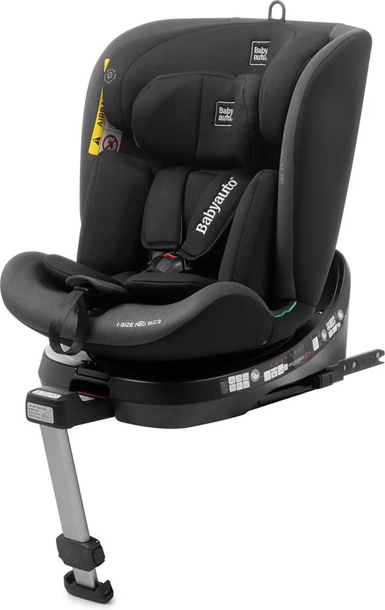 Aitana I-Size Autostoel - 360º draaibaar - Isofix - 40-150 cm - 0-36kg - Tot 12 jaar - Kleur by BabyAuto in Grey – product photo