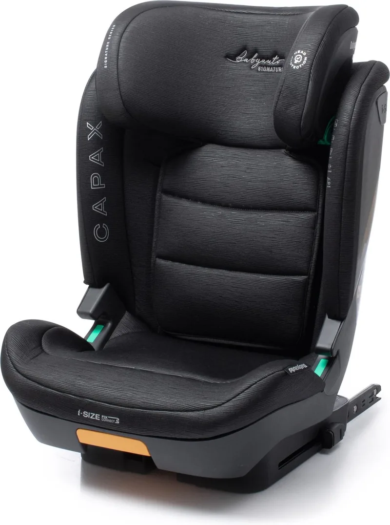 Capax Autostoel i-Size - Met Isofix - 15 tot 36 kg - 4 tot 12 Jaar - Verstelbare hoofdsteun - Groep 2/3 - Kleur Zwart de BabyAuto en Noir – photo produit