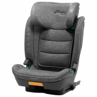 Capax Autostoel i-Size - Met Isofix - 15 tot 36 kg - 4 tot 12 Jaar - Verstelbare hoofdsteun - Groep 2/3 - Kleur fra BabyAuto i Grå – produktbillede 3 af 6