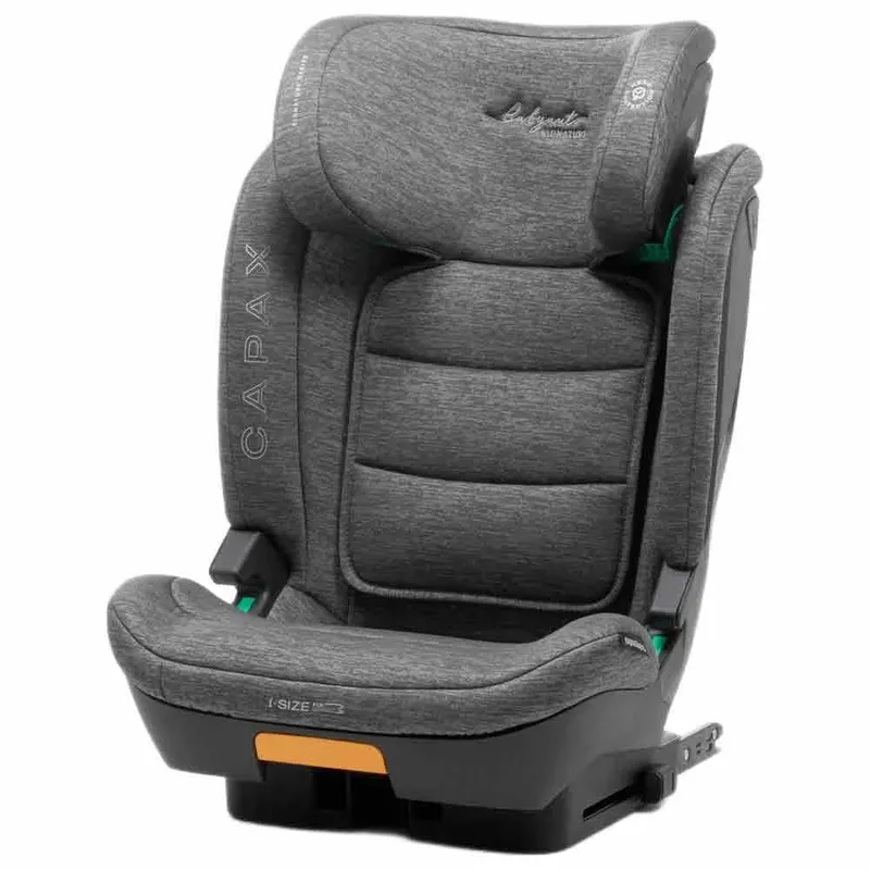 Capax Autostoel i-Size - Met Isofix - 15 tot 36 kg - 4 tot 12 Jaar - Verstelbare hoofdsteun - Groep 2/3 - Kleur fra BabyAuto i Grå – produktbillede 3 af 6